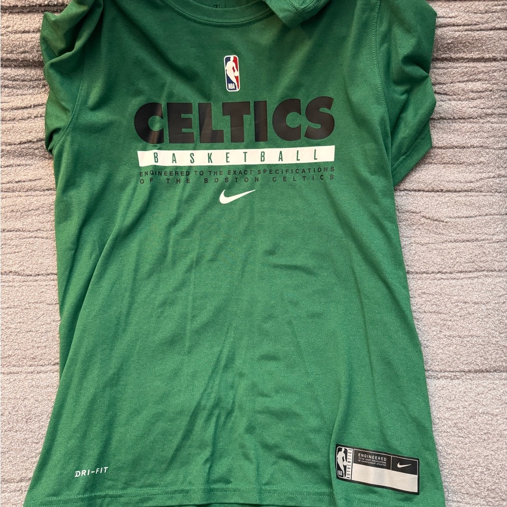 Nike Kids Green Celtics Basketball Tee